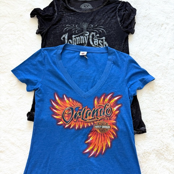 Harley-Davidson Tops - Bundle of women tshirts size XS/S